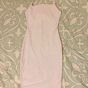 White mini dress